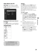 Preview for 25 page of Sony KDL-22BX300 - Bravia Bx Series Lcd Television Operating Instructions Manual