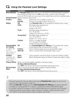 Preview for 34 page of Sony KDL-22BX300 - Bravia Bx Series Lcd Television Operating Instructions Manual