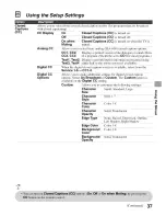 Preview for 37 page of Sony KDL-22BX300 - Bravia Bx Series Lcd Television Operating Instructions Manual