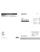 Preview for 58 page of Sony KDL-22BX300 - Bravia Bx Series Lcd Television Operating Instructions Manual