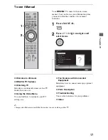 Предварительный просмотр 17 страницы Sony KDL-22EX308 - 22" Bravia Ex308 Series Hdtv Setup Manual