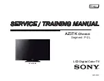 Предварительный просмотр 2 страницы Sony KDL-22EX355 Service Training Manual