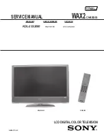 Предварительный просмотр 2 страницы Sony KDL-23S2000 Operating Instructions (KDL23S2000) Service Manual