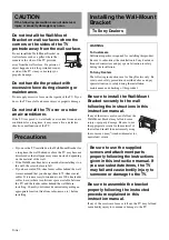 Preview for 4 page of Sony KDL-26M3000 - 26" Bravia M-series Digital Lcd Television Instructions Manual