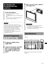 Preview for 109 page of Sony KDL-26M3000 - 26" Bravia M-series Digital Lcd Television Instructions Manual