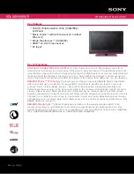 Sony KDL-26M4000/R - Bravia M Series Lcd Television Specifications preview