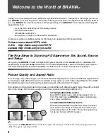 Preview for 4 page of Sony KDL-26N4000 - 26" LCD TV Operating Instructions Manual