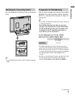 Preview for 7 page of Sony KDL-26N4000 - 26" LCD TV Operating Instructions Manual