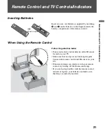 Preview for 21 page of Sony KDL-26NL140 - Bravia Nl Series Lcd Television Operating Instructions Manual