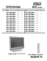 Предварительный просмотр 1 страницы Sony KDL-26S2000E Service Manual