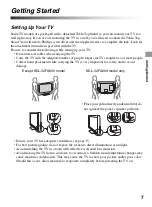 Preview for 7 page of Sony KDL-32EX301 - 32" Class Bravia Ex301 Hdtv Operating Instructions Manual