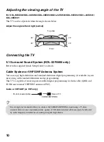 Preview for 10 page of Sony KDL-32EX301 - 32" Class Bravia Ex301 Hdtv Operating Instructions Manual