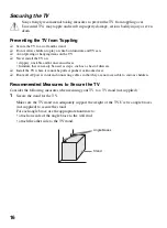 Preview for 16 page of Sony KDL-32EX301 - 32" Class Bravia Ex301 Hdtv Operating Instructions Manual