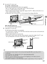 Preview for 17 page of Sony KDL-32EX301 - 32" Class Bravia Ex301 Hdtv Operating Instructions Manual