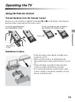 Preview for 19 page of Sony KDL-32EX301 - 32" Class Bravia Ex301 Hdtv Operating Instructions Manual