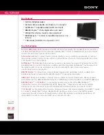 Sony KDL-32EX400 - Bravia Ex Series Lcd Television Specifications preview