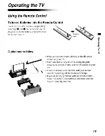 Предварительный просмотр 17 страницы Sony KDL-32L504 - 32" Class Bravia L Series Lcd Tv Operating Instructions Manual