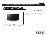 Sony KDL-32R305B Repair Manual предпросмотр