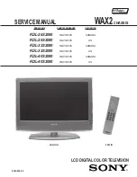 Предварительный просмотр 2 страницы Sony KDL-32S2000 - Bravia Lcd Hdtv Service Manual