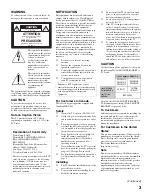 Preview for 3 page of Sony KDL-32S2010 - 32" Bravia Lcd Hdtv Operating Instructions Manual