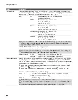 Preview for 32 page of Sony KDL-32S2010 - 32" Bravia Lcd Hdtv Operating Instructions Manual