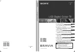 Sony KDL-32S2800 Operating Instructions Manual предпросмотр