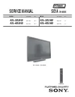 Предварительный просмотр 2 страницы Sony KDL-32S2800 Service Manual