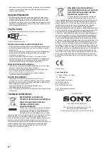 Предварительный просмотр 320 страницы Sony KDL- 32W70xB Reference Manual