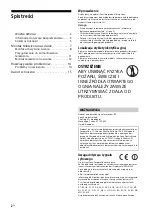 Предварительный просмотр 194 страницы Sony KDL-32W70xB Reference Manual