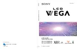 Sony KDL-32XBR950 - 32" Flat Panel Lcd Wega™ Xbr Television Operating Instructions Manual preview