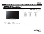 Sony KDL-39R475A Repair Manual предпросмотр