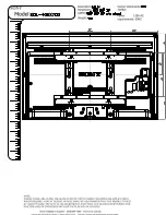 Preview for 3 page of Sony KDL-40EX700 - Bravia Ex Series Lcd Television Dimensions