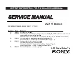 Preview for 1 page of Sony KDL-40NX700 - Bravia Nx Series Lcd Television Service Manual