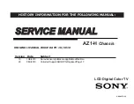 Sony KDL-40NX715 Service Manual предпросмотр