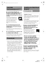 Preview for 4 page of Sony KDL-40S2010 - 40" Bravia Lcd Hdtv Instructions Manual