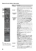 Preview for 20 page of Sony KDL-40VL160 - 40" Bravia Vl Series Lcd Tv Quick Setup Manual