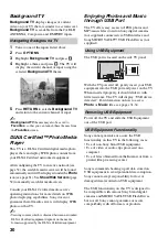 Preview for 30 page of Sony KDL-40VL160 - 40" Bravia Vl Series Lcd Tv Quick Setup Manual