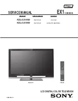 Предварительный просмотр 2 страницы Sony KDL-42V4100 Service Manual