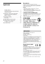 Предварительный просмотр 200 страницы Sony KDL-43W75xC Reference Manual