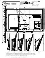 Preview for 2 page of Sony KDL-46EX600 - 46" Bravia Ex Series Hdtv Dimensions