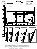 Preview for 3 page of Sony KDL-46HX800 - 46" Bravia Hx800 Led Backlit Lcd Hdtv Dimensions