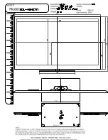 Предварительный просмотр 1 страницы Sony KDL-46NX711 - 46" Bravia Nx700 Series Hdtv Dimensions