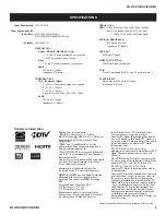 Предварительный просмотр 4 страницы Sony KDL-46W4100 Service Manual