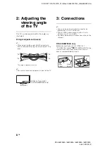 Preview for 8 page of Sony KDL-46W904A I-Manual