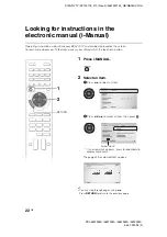 Предварительный просмотр 22 страницы Sony KDL-46W904A I-Manual