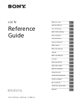 Sony KDL-47W80XA Reference Manual preview