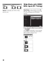 Preview for 30 page of Sony KDL-50R550A Operating Instructions Manual