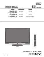 Preview for 2 page of Sony KDL-52W4100 Service Manual