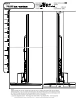 Предварительный просмотр 3 страницы Sony KDL-55HX801P Dimensions