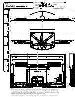 Preview for 5 page of Sony KDL-55HX801P Dimensions